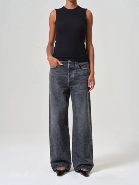 Agolde Denim - AGOLDE Low Slung Baggy Jeans in Ditch